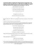 Phân tích đoạn thơ sau đây trong bài Tiếng địch sông Ô của Huy Thông: Sở Bá Vương ngồi yên....bận lòng vì phận bạc.