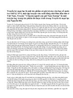 Phân tích tác phẩm Chuyện Người con gái Nam Xương của Nguyễn Dữ (bài1)