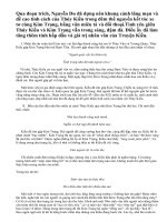 Phân tích đoạn Thề nguyền của Nguyễn Du