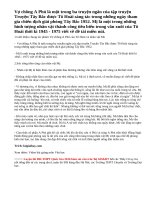 Phân tích sức sống tiềm tàng của nhân vật Mị trong Vợ chồng A Phủ của Tô Hoài thể hiện trong cảnh ngộ khi cô bị bắt làm con dâu gạt nợ nhà thống lí Pá Tra đến khi trốn khỏi Hồng Ngài.