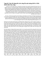 Tùy bút Người lái đò sông Đà là vẻ đẹp và sức sống của Tây Bắc, con người Tây Bắc được tái hiện bằng một tấm lòng, một tài năng rất Nguyễn Tuân. Em nghĩ như thế nào về nhận định đó?