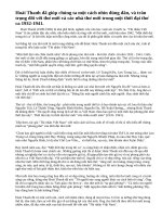 Hãy phân tích sự thắng lợi của thơ mới trong Một thời đại trong thi ca của Hoài Thanh