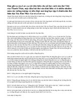 Về bài thơ Đàn ghi- ta của Lor-ca -Thanh Thảo.