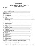 Thuyết minh kỹ thuật THIẾT KẾ HỆ THỐNG THÔNG TIN ĐA DỊCH VỤ SIEMENS HIPATH 4000