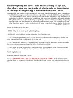 Phân tích hình tượng trung tâm xuyên suốt trong bài thơ Đàn Ghi la của Lor-ca của Thanh Thảo.