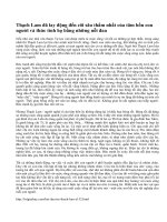 Cảm nhận về truyện Hai đứa trẻ của nhà văn Thạch Lam