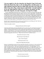 Bình luận Bài ca ngất ngưởng của Nguyễn Công Trứ.