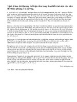 Phân tích bài thơ Vịnh khoa thi hương của Trần Tế xương.