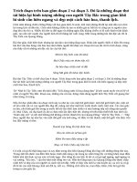 Bình giảng đoạn thơ sau đây trong bài Tây Tiến của Quang Dũng:...Nhớ ôi Tây Tiến cơm lên khói …Sông Mã gầm lên khúc độc hành.