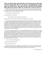 Hãy chứng minh nhân vật khách cũng chính là cái tôi tác giả