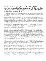 Hình ảnh người cha trong bài Cha tôi trích Đặng Dịch Trai ngôn hành lục của Đặng Huy Trứ