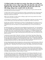 Phân tích nhân vật cô Hiền trong truyện Một người Hà Nội của nhà văn Nguyễn Khải.