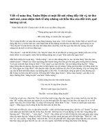 Phân tích bài Thơ duyên của thi sĩ Xuân Diệu.