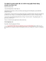 Phân tích nghệ thuật dựng truyện trong truyện Vợ nhặt của Kim Lân