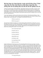 Về bài thơ Sóng của Xuân Quỳnh.