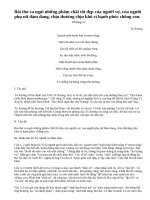 Phân tích bài thơ Thương vợ của Tú xương (bài 2).