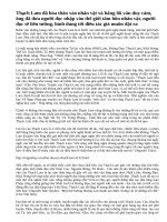 Bức tranh phố huyện và tâm trạng nhân vật Liên qua ngòi bút Thạch Lam trong truyện ngắn Hai đứa trẻ