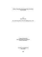 Energy performance of industrial buildings in singapore