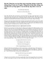 Hãy nêu nội dung bài thơ Tiếng hát con tàu và giải thích ý nghĩa nhan đề đó của bài thơ. Bình giảng khổ thơ được lấy là đề từ của bài thơ.