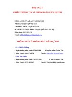 TÍCH hợp KIẾN THỨC LIÊN môn TRONG dạy học môn TOÁN học TOÁN THỐNG kê THÔNG QUA các môn học