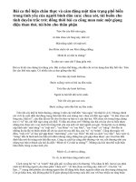 Phân tích bài ca dao sau: