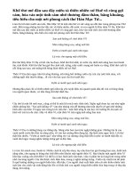 Bình giảng khổ thơ đầu trong bài thơ Đây thôn Vĩ Dạ của Hàn Mạc Tử: Sao anh không về chơi thôn Vĩ...Lá trúc che ngang mặt chữ điền.