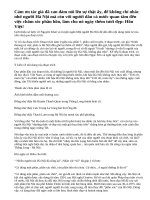 ý nghĩa nội dung của đoạn trích: Bên ngoài trời rét, mưa cây lả lướt …cư xử với nhau ở ngoài đường là đủ rõ. trong truyện ngắn Một người Hà Nội của Nguyễn Khải.