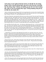 Nêu cảm nghĩ khi đọc bút kí Ai đã đặt tên cho dòng sông? của Hoảng Phủ Ngọc Tường?