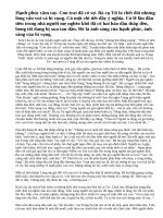 Phân tích tâm trạng nhân vật bà cụ Tứ trong truyện ngắn Vợ nhặt của Kim Lân ( bài 2).