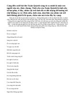 Phân tích bài thơ Sóng của nhà thơ Xuân Quỳnh ( bài 3).