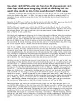 Nỗi thống khổ của người nông dân bị áp bức trước Cách mạng qua nhân vật Chí Phèo trong truyện Chí Phèo của Nam Cao.