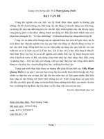 Bài tập lớn Thủy Lực cở sở