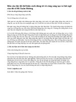 Phân tích hai câu đề và hai câu thực bài Tự Tình (II) của Hồ Xuân Hương.