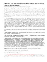 Bạn có suy nghĩ gì sau khi xem đoạn trích vở kịch “Hồn Trương Ba, da hàng thịt