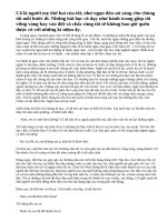 Nhân ngày 20/11, em hãy kể lại kỉ niệm sâu sắc với thầy (cô) giáo cũ.