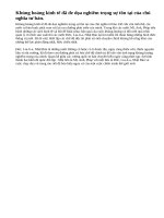 Tại sao cuộc khủng hoảng kinh tế 1919-1933 lại dẫn tới nguy cơ một cuộc chiến tranh thế giới mới ?