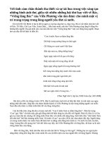 Em hãy phân tích đoạn thơ sau đây : Con ở miền Nam ra thăm lăng Bác…Mà sao nghe nhói ở trong tim...” (Trích trong bài thơ Viếng lăng Bác của nhà thơ Viễn Phương)