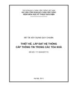 Đề tài xây dựng quy chuẩn thiết kế, lắp đặt hệ thống cáp thông tin trong các tòa nhà