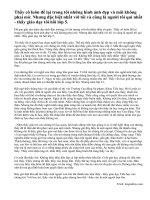 Kể vể một thầy giáo mà em quý mến