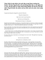 Phân tích hình ảnh Thúy Kiều qua đoạn thơ Chị em Thúy Kiều, rồi nêu lên nhận xét của em về nghệ thuật tả người của thi hào Nguyễn Du trong Truyện Kiều