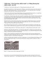 Chiến đấu chống chiến lược “Việt Nam hóa chiến tranh” và “Đông Dương hóa chiến tranh” của Mĩ (1969-1973)