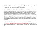 Nêu nội dung Chính cương vắn tắt, sách lược vắn tắt của Đảng Cộng sản Việt Nam