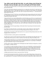 Những chuyển biến mới về kinh tế, chính trị, văn hóa, xã hội ở Việt Nam sau Chiến tranh thế giới thứ nhất