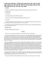 Tả quang cảnh trường em trước buổi học bài 1