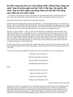 Tình thần yêu nước trong bài thơ Nam quốc sơn hà của Lý Thường Kiệt.