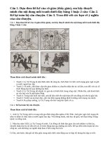 Câu 1, 2, 3 trang 9 SGK Tiếng Việt 5