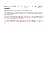 Mặt trận Việt Minh ra đời có tác động đến như thế nào cao trào kháng Nhật cứu nước ?