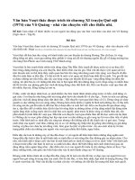 Cảm nhận về thiên nhiên và con người lao động qua văn bản vượt thác của nhà văn Võ Quảng