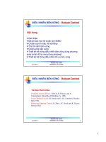 Điều Khiển Thích Nghi  Bền Vững  Nguyễn Thế Tranh BKDN