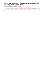 Phân tích nguyên nhân thắng lợi và ý nghĩa lịch sử của cuộc kháng chiến chống thực dân Pháp (1945-1954).